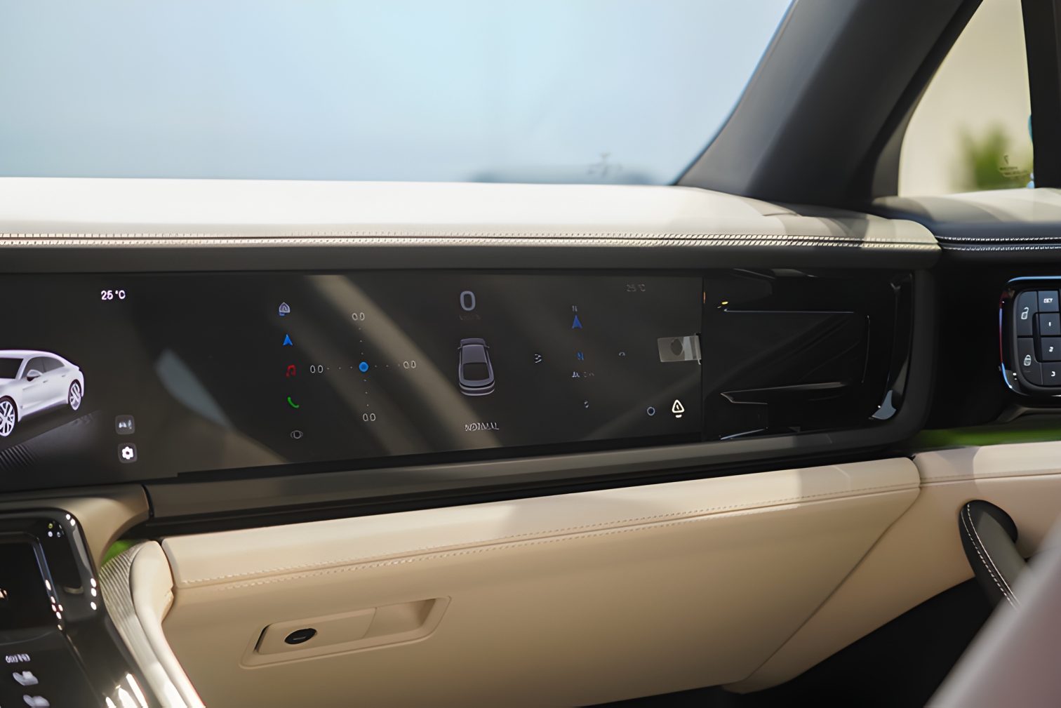 Màn hình ghế phụ Porsche Panamera thế hệ mới