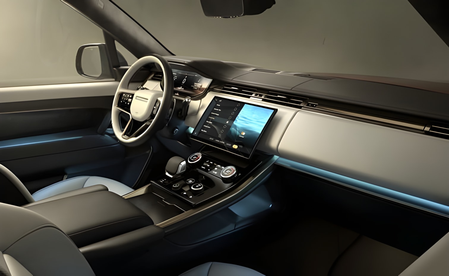 Khoang lái Range Rover Sport 2023 nội thất sang trọng