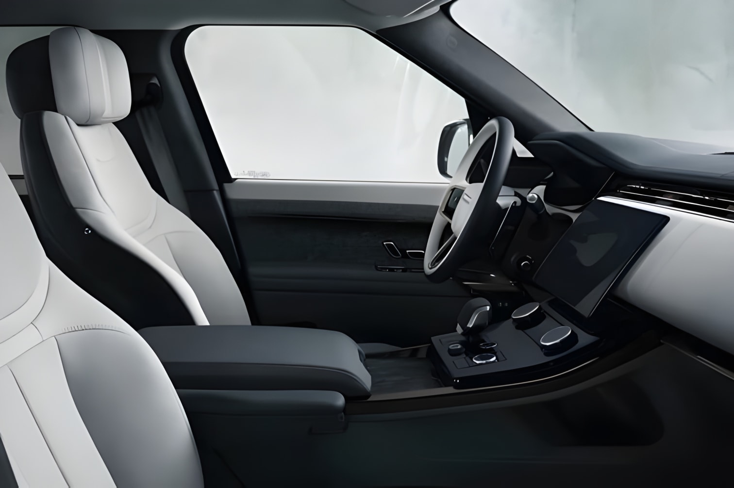 Không gian nội thất khoang lái Range Rover Sport rộng rãi