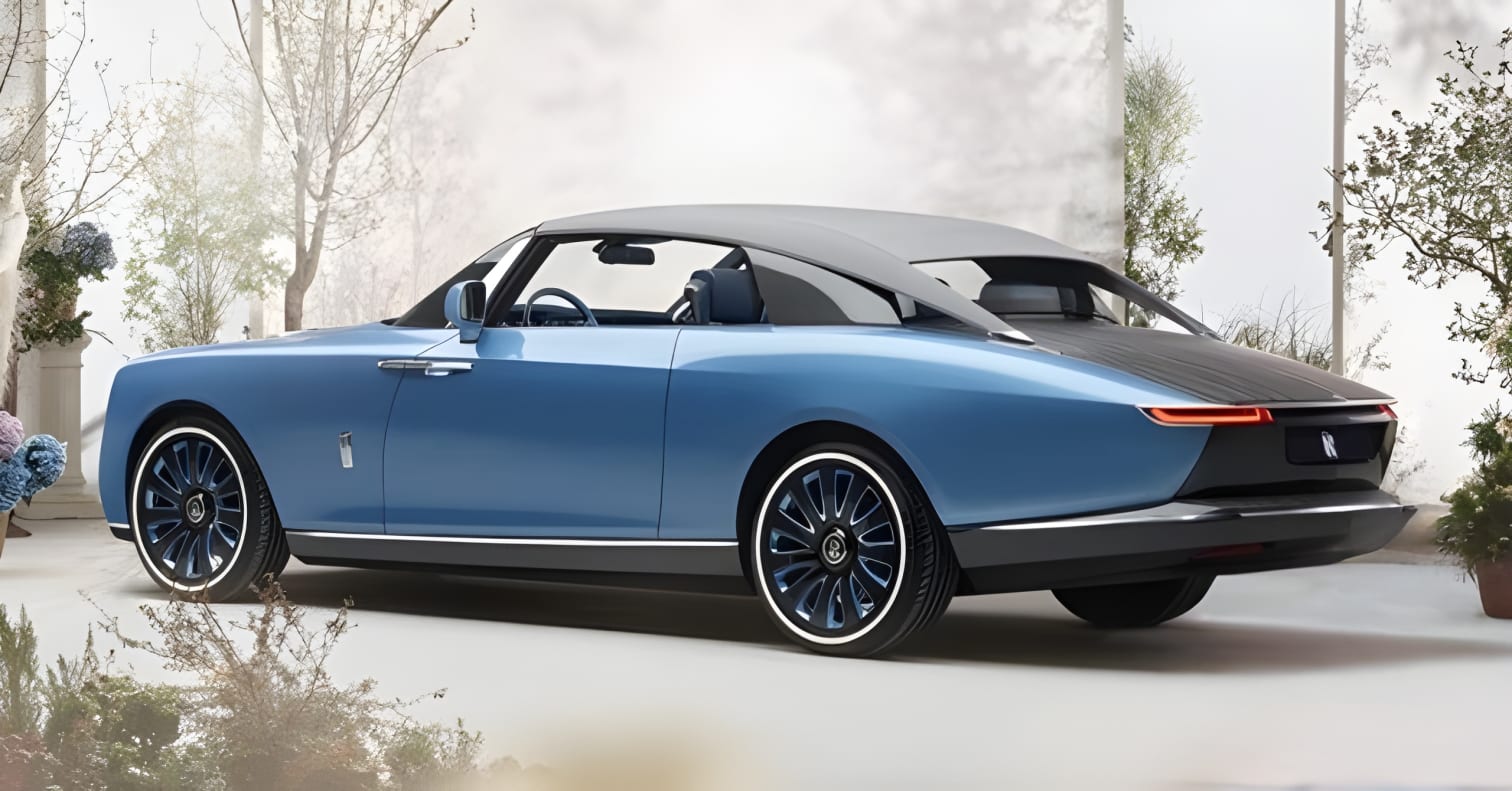 Cảnh đóng mái xe Rolls-Royce Boat Tail