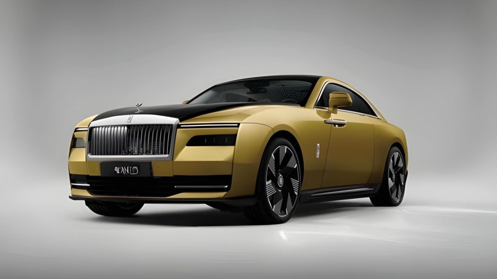 Ngoại thất Rolls-Royce Spectre màu trắng sang trọng