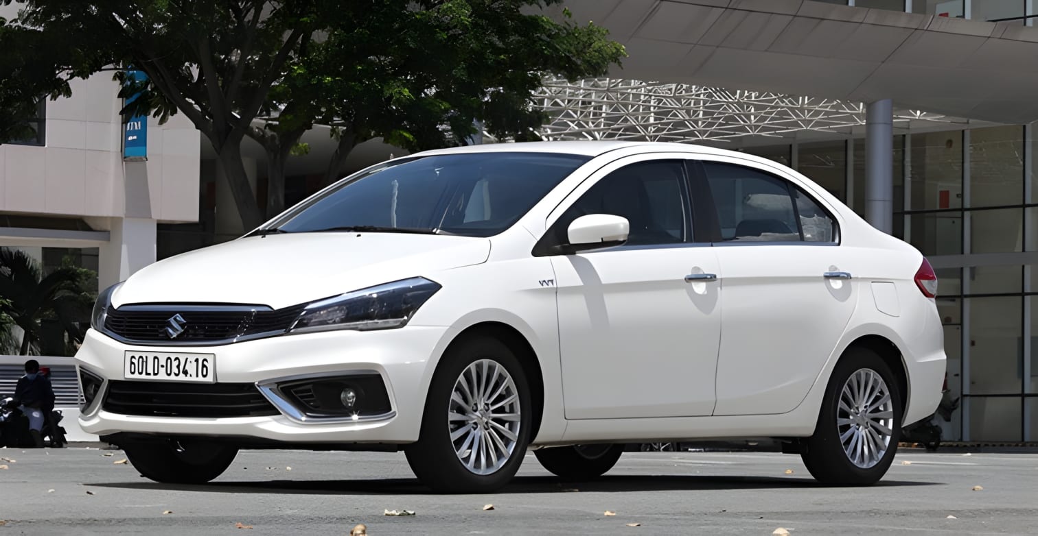 Ngoại thất tổng thể xe Suzuki Ciaz thiết kế sedan