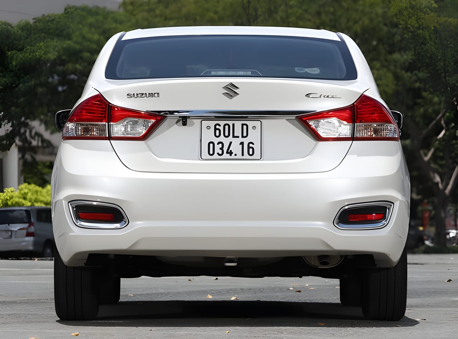 Phần đuôi xe Suzuki Ciaz thiết kế đèn hậu