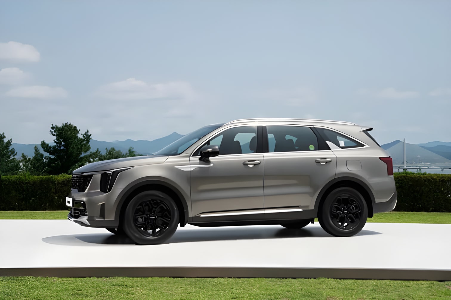 Thân xe Kia Sorento 2025 Facelift nhìn nghiêng