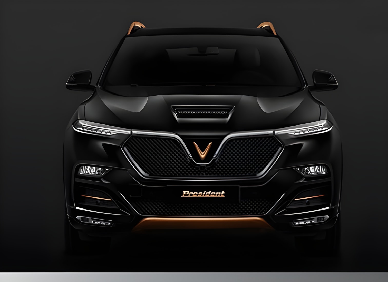 Thiết kế đầu xe VinFast President