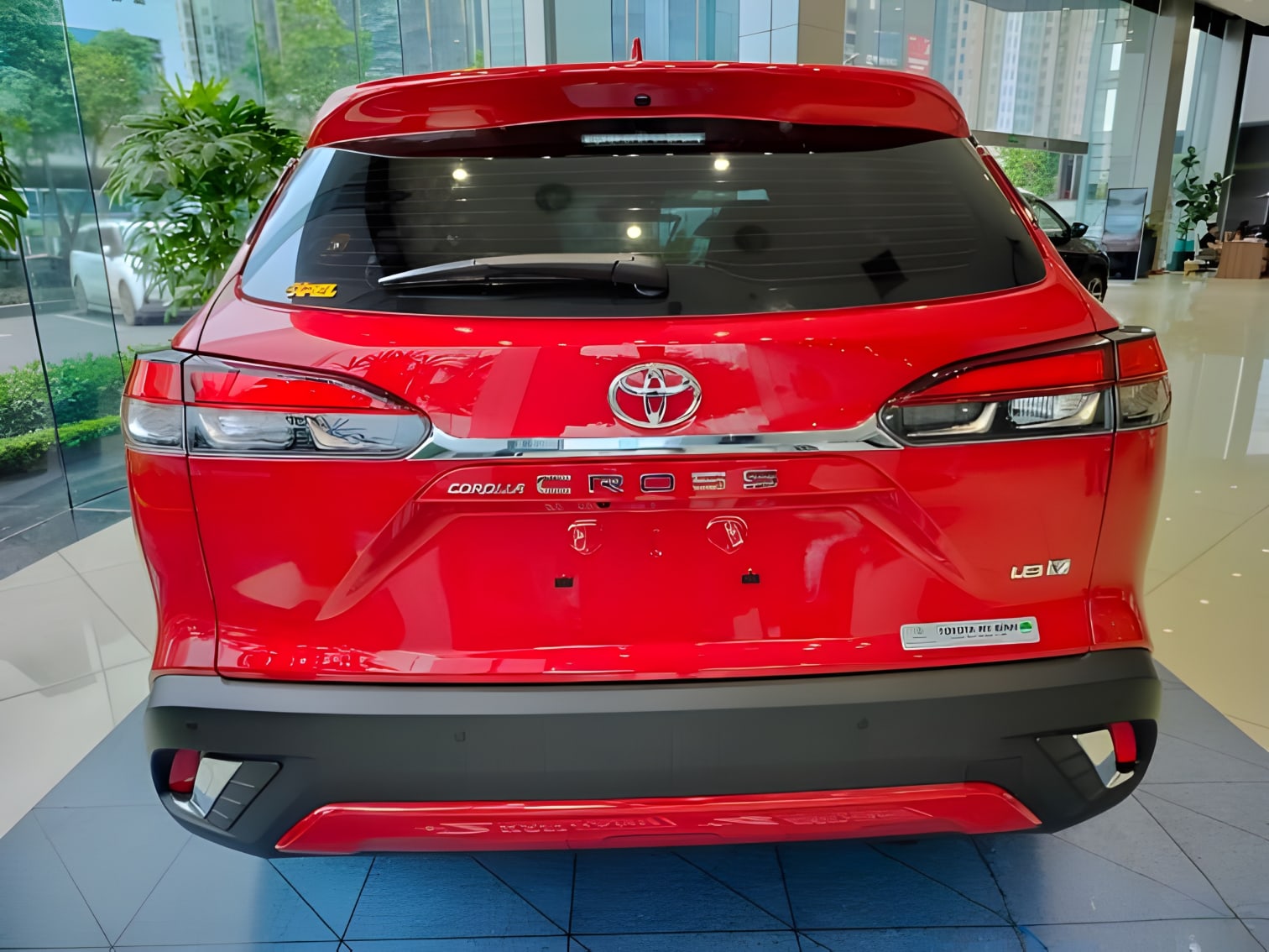 Phần đuôi xe Toyota Corolla Cross
