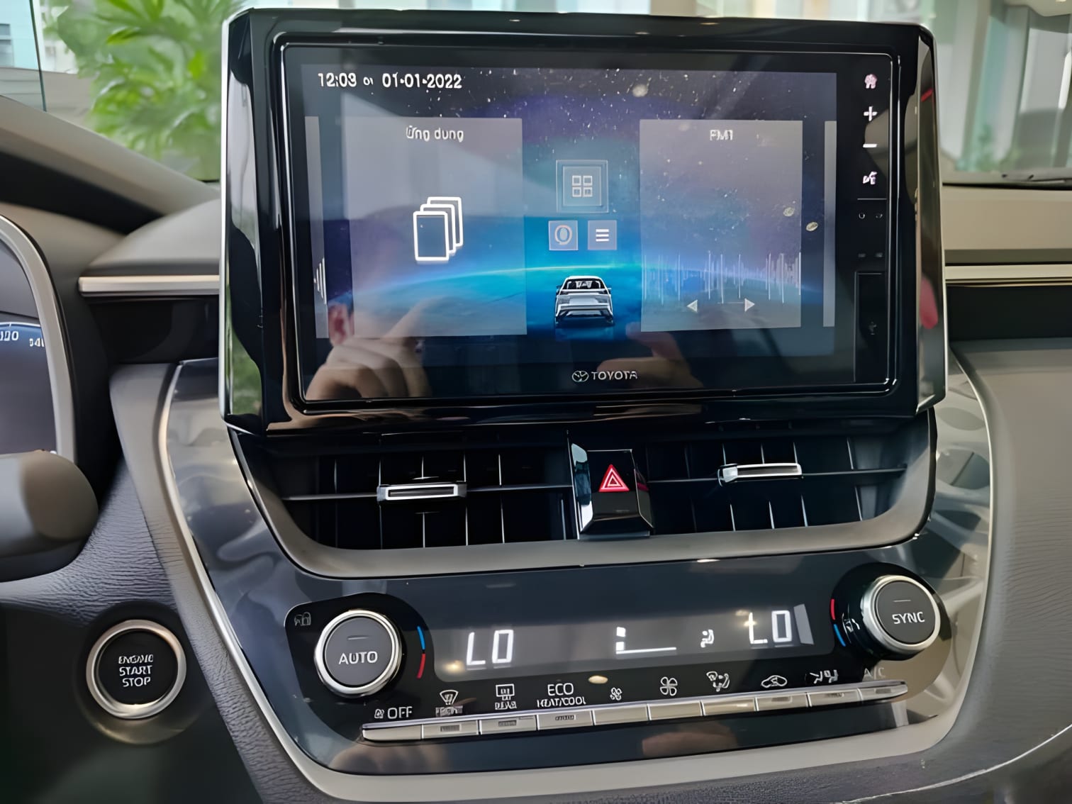 Màn hình trung tâm Toyota Corolla Cross