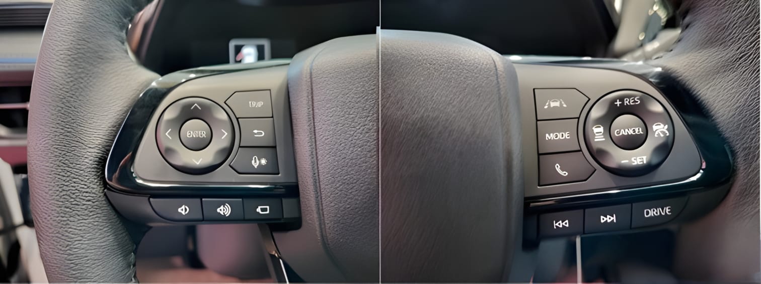 Các phím chức năng trên vô lăng Toyota Yaris Cross
