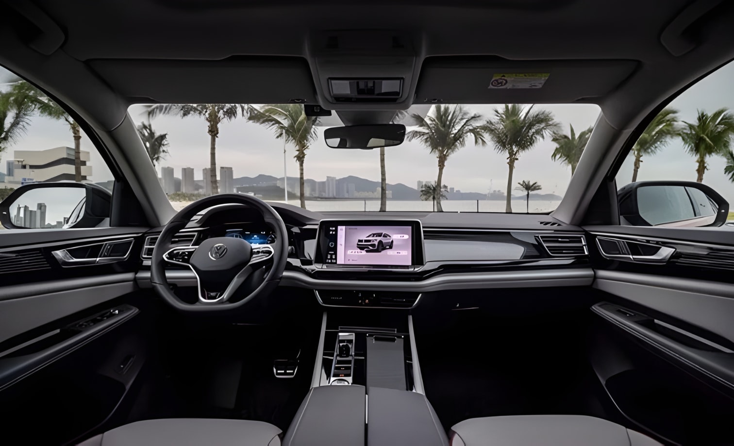 Khoang lái tổng quan Volkswagen Teramont X 2025